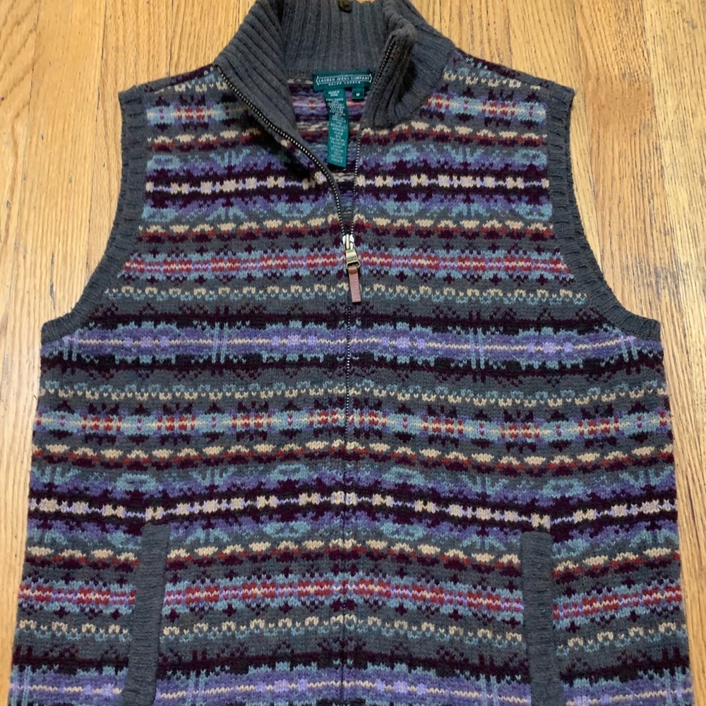 Women's Lauren Jeans Co. Vest Size:M